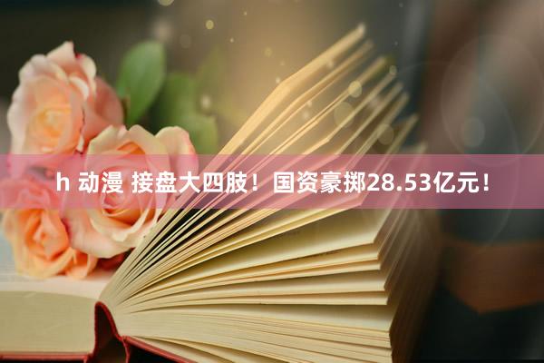 h 动漫 接盘大四肢！国资豪掷28.53亿元！